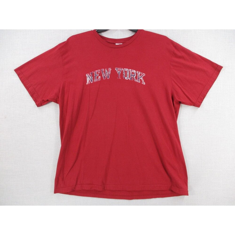 Old‎ Navy Red New York Graphic T-Shirt XL Cotton